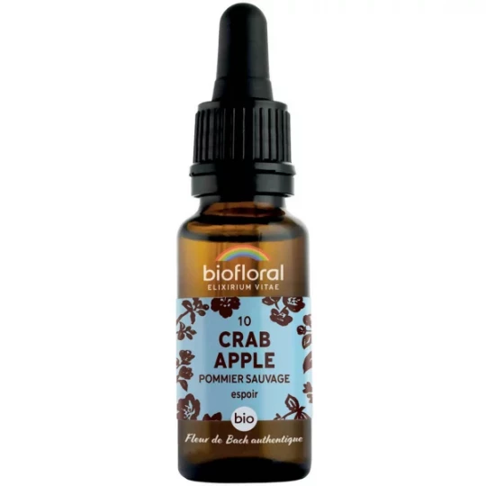 Biofloral Fleurs de Bach 10 Crab Apple Bio 20 ml