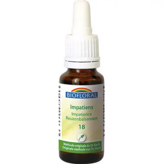 Biofloral Fleurs de Bach 18 Impatiens Bio 20 ml