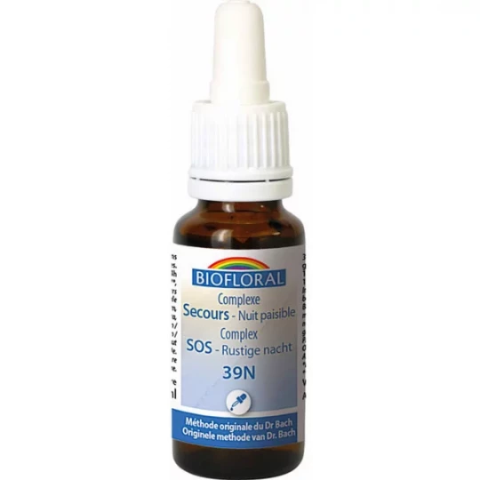 Biofloral Gouttes SOS Nuit Paisible Bio 20 ml