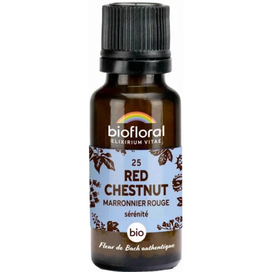 Biofloral Granules 25 Red Chestnut - Marronnier Rouge Bio 19,5 g