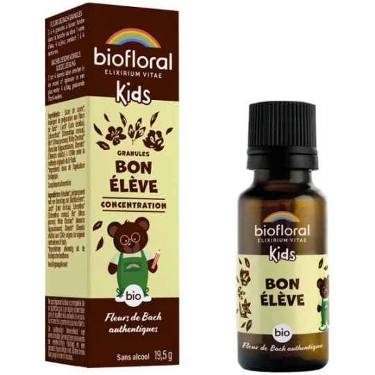 Biofloral Kids Granules Bon Élève Concentration Bio 19,5 g