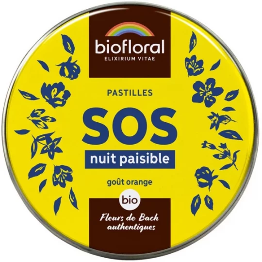 Biofloral Pastilles de Secours Nuit Paisible Bio 50 g