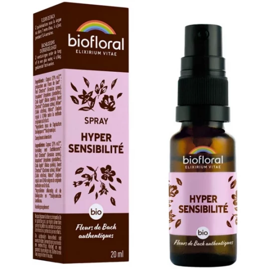 Biofloral Spray Hyper Sensibilité Bio 20 ml