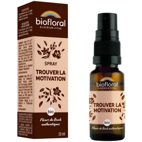 Biofloral Spray Trouver la Motivation Bio 20 ml