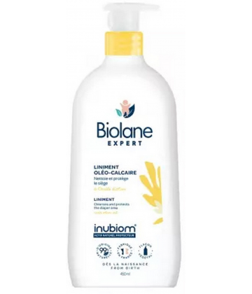 Biolane Expert Liniment Oléo-Calcaire à l'Huile d'Olive 450 ml