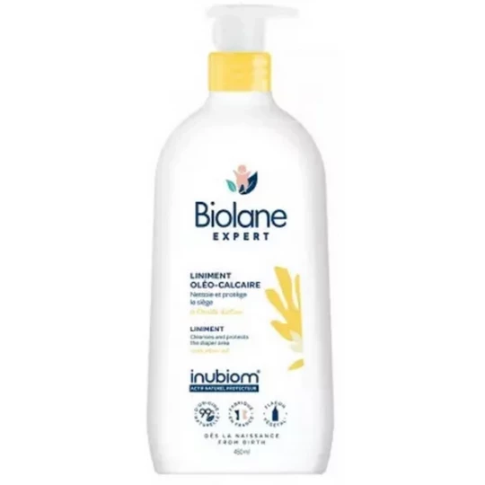 Biolane Expert Liniment Oléo-Calcaire à l'Huile d'Olive 450 ml