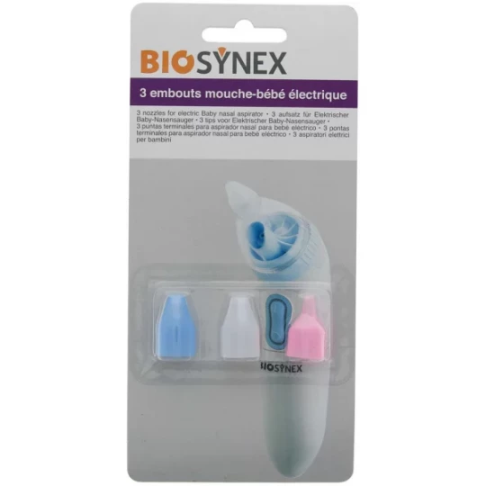 Biosynex Embouts Mouche-Bébé Électrique x 3