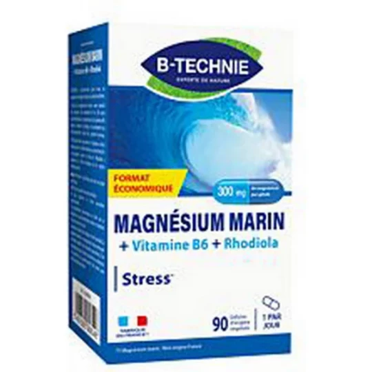 Biotechnie Magnesium Marin B6 B9 Gélules x 100