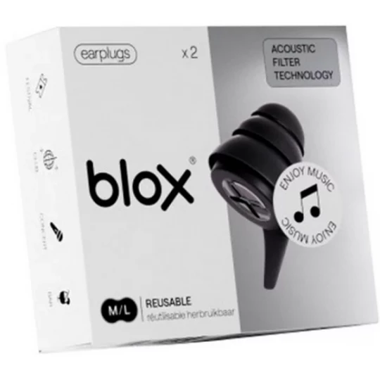 Blox Enjoy Music Bouchons d'Oreille Réutilisables 1 Paire
