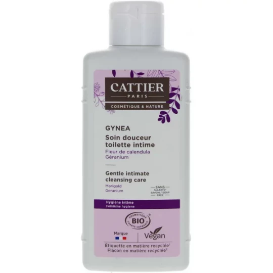 Cattier Gynea Soin Douceur Toilette Intime Bio 200 ml