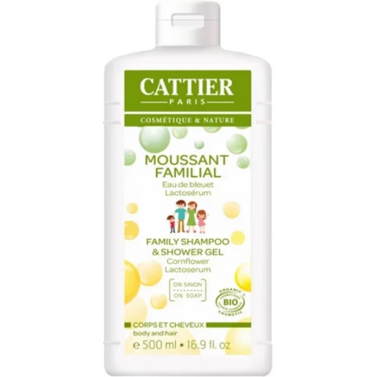 Cattier Moussant Familial Bio 500 ml