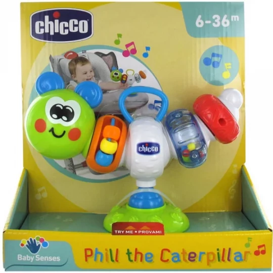 Chicco Baby Senses Phill The Caterpillar 6-36 Mois