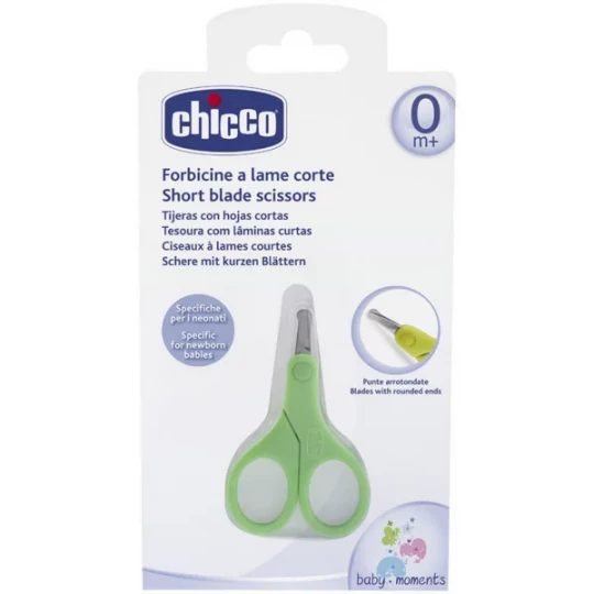 Chicco Ciseaux à Lames Courtes 0 Mois et +