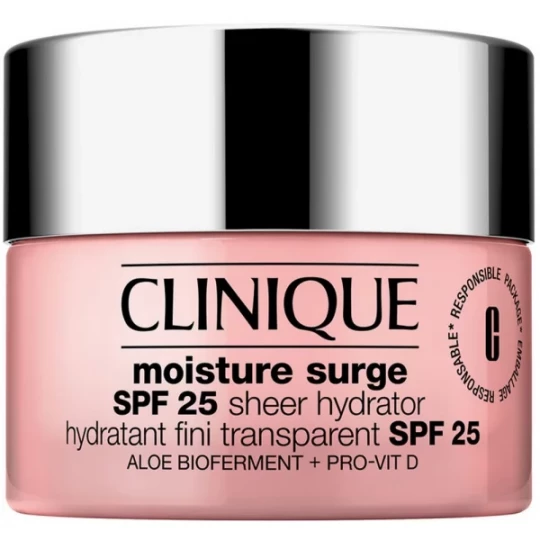 Clinique Moisture Surge Hydratant Fini Transparent SPF25 50 ml