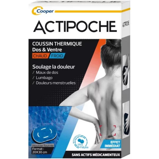 Actipoche Dos et Ventre Microbilles Coussin Thermique