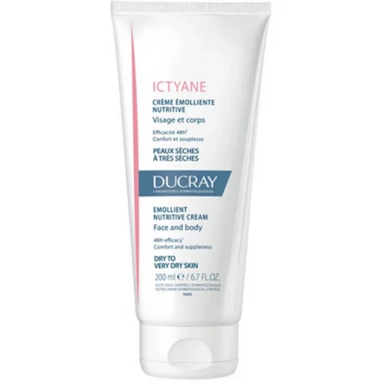 Ducray Ictyane Crème Émolliente Nutritive Visage et Corps 200 ml - image 5