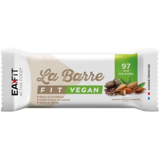 Eafit La Barre Fit Vegan Saveur Chocolat-Amande 28 g