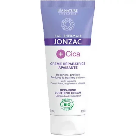 Eau Thermale Jonzac +Cica Crème Réparatrice Apaisante Bio 100 ml
