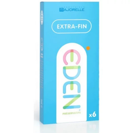Eden Gen Extra-Fin Préservatifs x 6