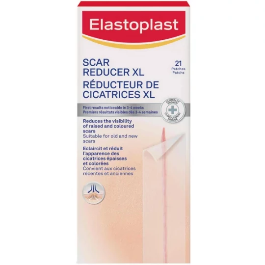 Elastoplast Réducteur de Cicatrices XL Pansements Transparents x 21
