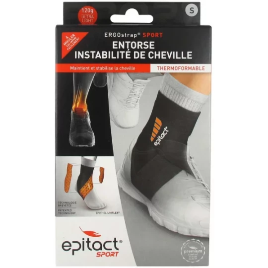 Epitact Sport Ergostrap Entorse Instabilité de Cheville Taille : S