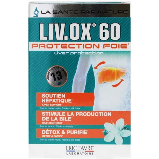 Eric Favre LIV.OX 60 Protection Foie Comprimés x 60