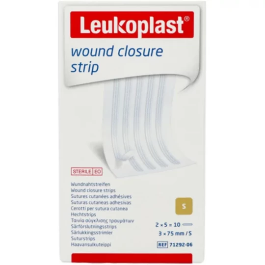 Leukoplast Sutures Cutanées Adhésives Strips 3 x 75 mm x 10