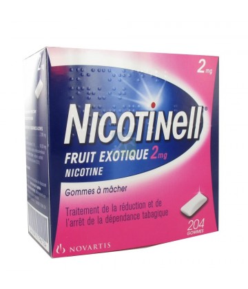 Nicotinell fruits exotiques 2 mg x 204