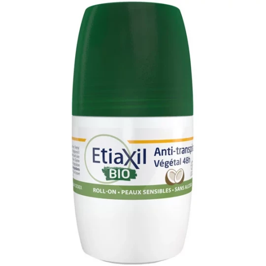 Etiaxil Déodorant Anti-transpirant Végétal 48h Roll-On Bio 50 ml