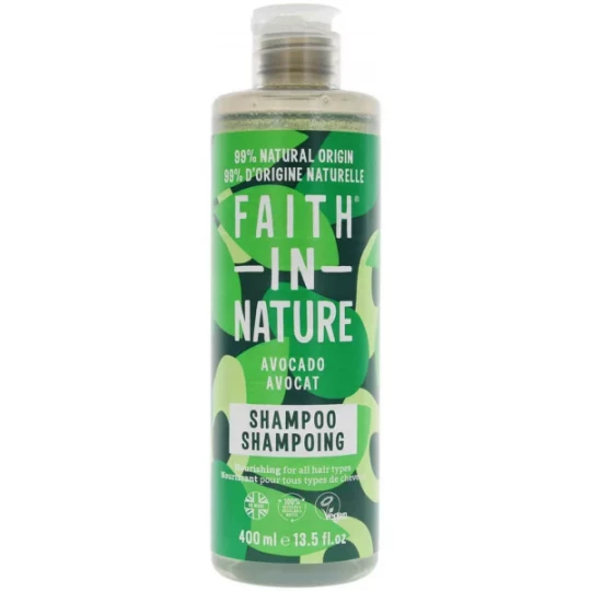 Faith In Nature Shampoing à l'Avocat pour Tous Types de Cheveux 400 ml