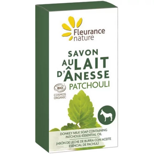 Fleurance Nature Savon Lait d'Ânesse Patchouli Bio 100 g