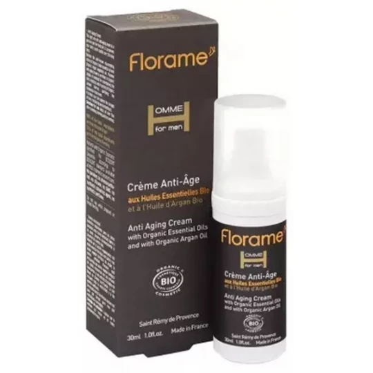 Florame Homme Crème Anti-Âge Bio 30 ml