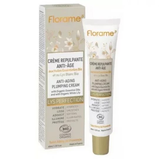 Florame Lys Perfection Crème Repulpante Anti-Âge Bio 40 ml