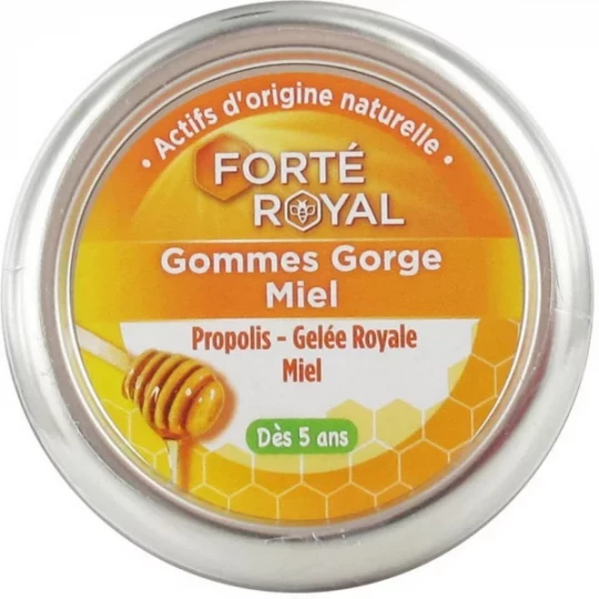 Forté Pharma Forté Royal Gommes Gorge Miel 45 g