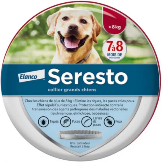 Seresto Collier Grands Chiens (+ de 8 kilos)