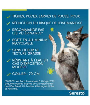 Seresto Collier Grands Chiens (+ de 8 kilos)