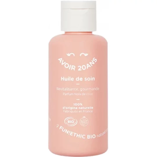 FUN!ETHIC Avoir 20 ans Huile de Soin Bio 100 ml