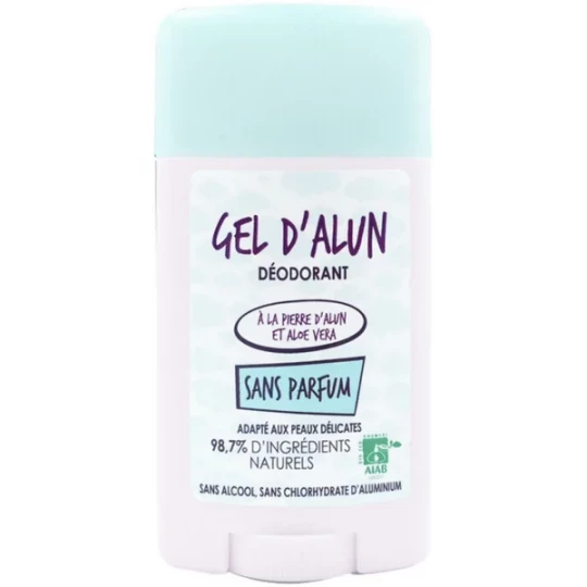 Gel d'Alun Déodorant Sans  Parfum 50 ml