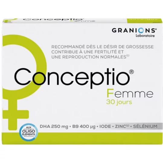 Granions Conceptio Femme Lot de 2 Capsules x 30 + Gélules x 30