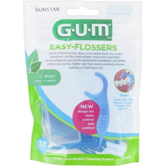 GUM Easy Flossers Porte-Fil Unités x 30