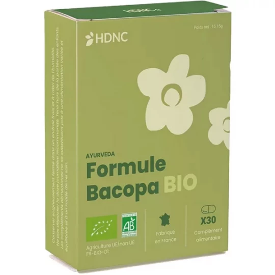 H.D.N.C Formule Bacopa Bio Gélules x 30
