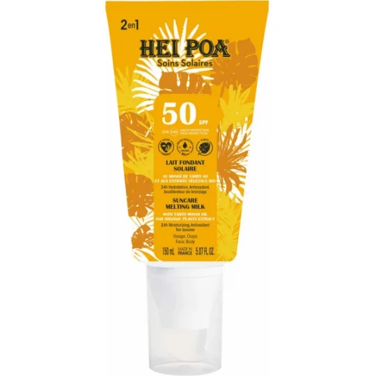 Hei Poa Lait Fondant Solaire SPF50+ 150 ml
