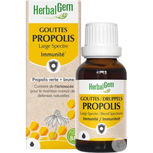 HerbalGem Bio Propolis Large Spectre Immunité 15 ml