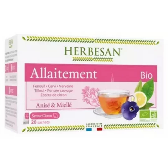 Herbesan Infusion Bio Allaitement Sachets x 20