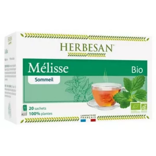 Herbesan Infusion Mélisse Bio Sachets x 20