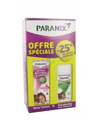 Paranix Spray Traitant + Shampooing après traitement