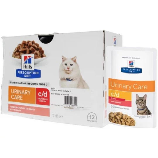 Hill's Urinary Care c/d Saumon 12 x 85 g