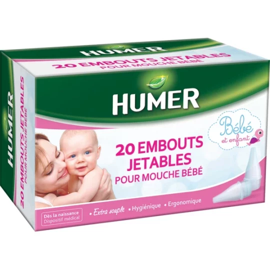 Humer 20 Embouts Jetables pour Mouche Bébé