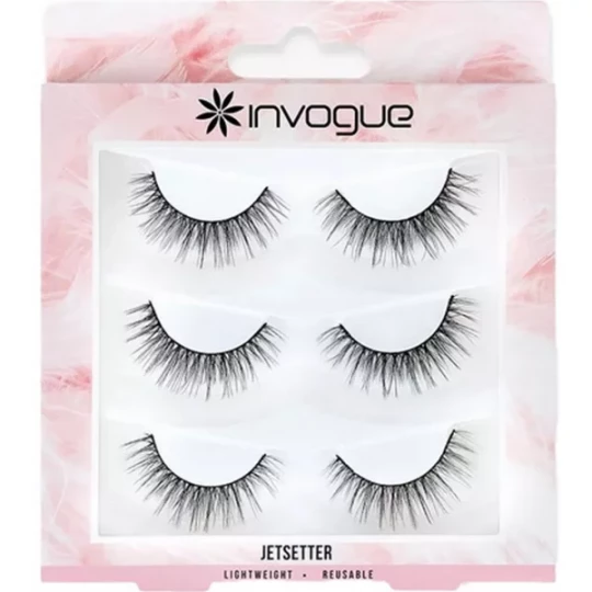 Invogue Faux Cils Jetsetter 3 Paires