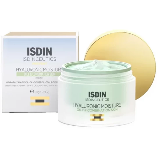 Isdin Isdinceutics Prevent Hyaluronic Moisture Peaux Grasses et Mixtes 50 g